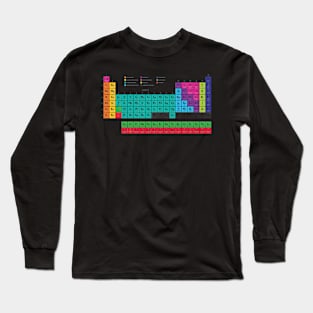 The periodic table of the (chemical) elements Long Sleeve T-Shirt